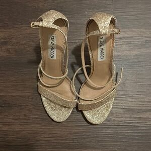 Steve Madden Gold Heels